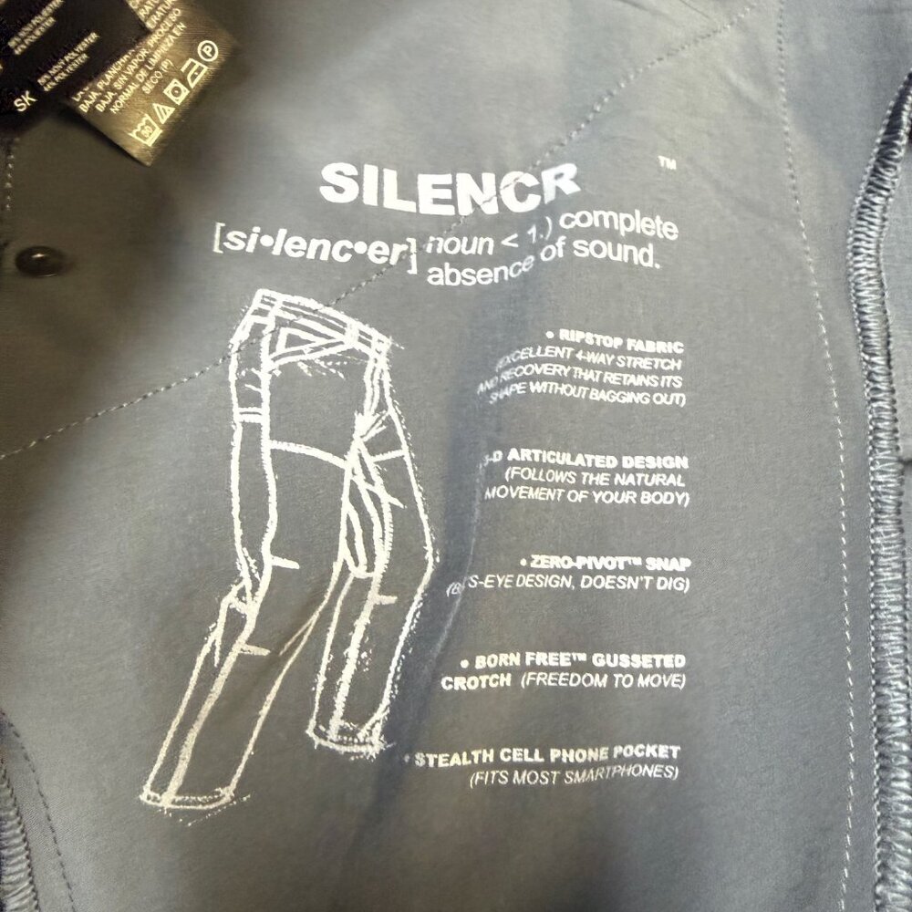 KÜHL Men’s Silencr Pants 44x31 Gray Performance Hiking EUC - Picture 6 of 11